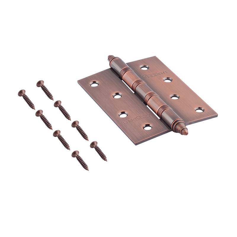 Комплектация и упаковка Петля универсальная 4"-4ВВ (100*75*2,5) с колп. цвет Старая медь Нора-М