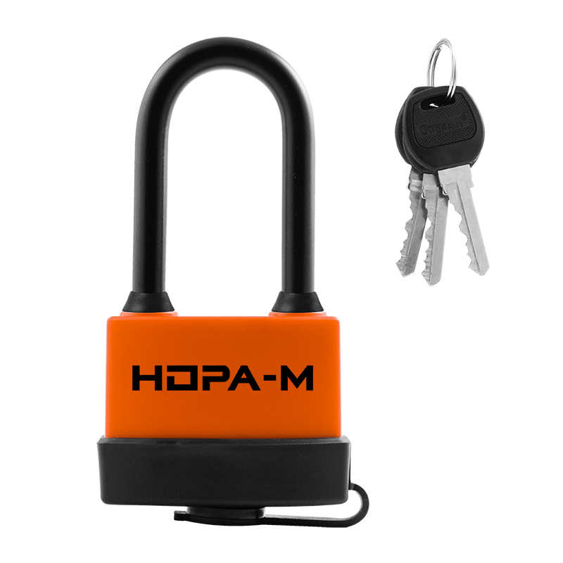 Замок навесной всепогодный ЗНВ-702дд цвет Оранжевый Нора-М