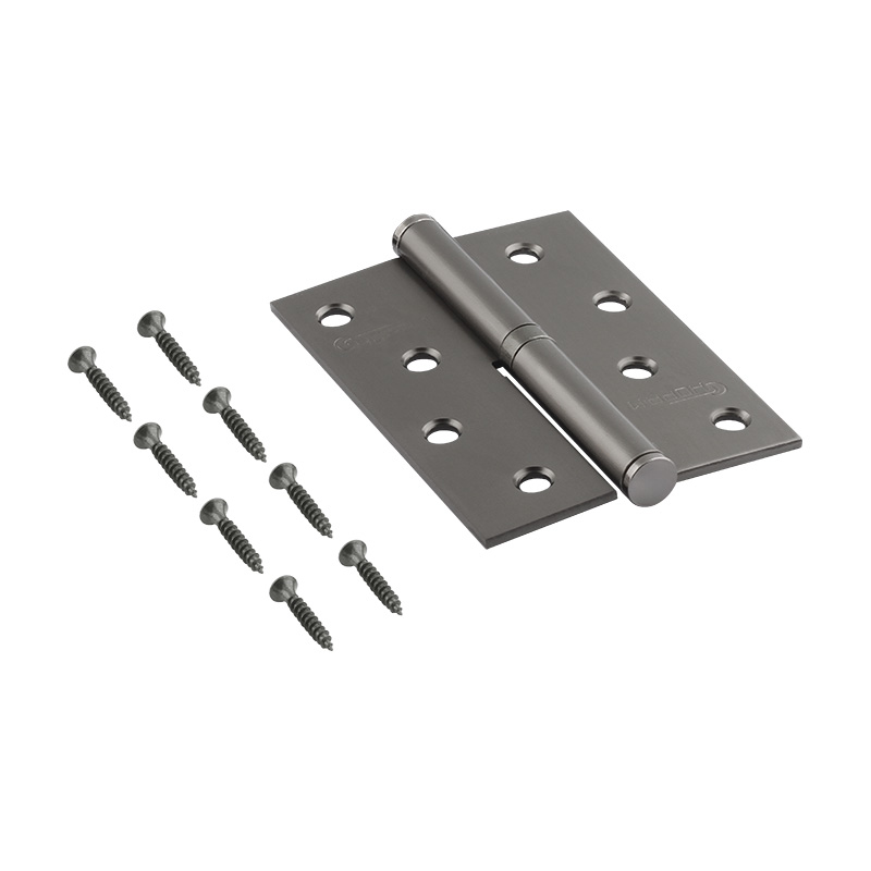 Комплектация и упаковка Петля левая/правая 750-4" (100*75*2,5) без колп. цвет Графит Нора-М