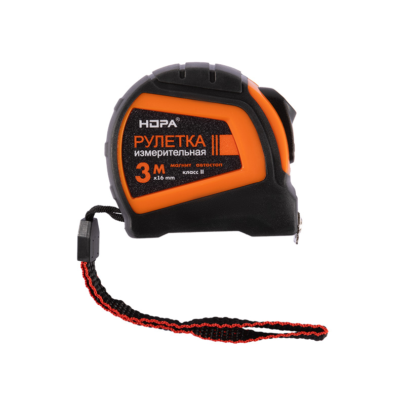 Рулетка измерительная  Нора-М ударопрочная 3 м х 16 мм цвет Оранжевый Нора-М