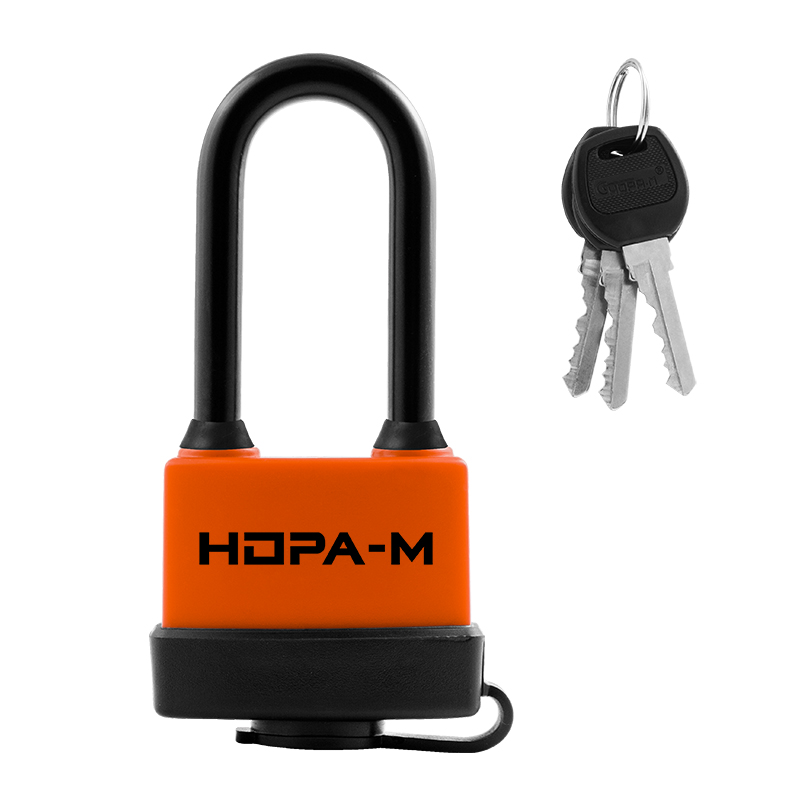 Замок навесной всепогодный ЗНВ-702дд цвет Оранжевый Нора-М