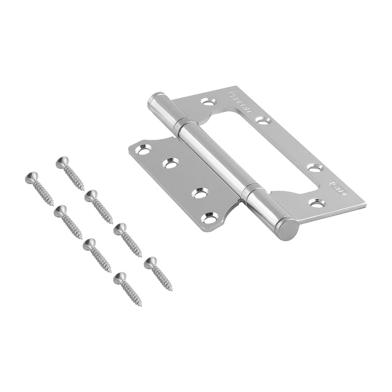 Комплектация и упаковка Петля без врезки 800-5" STD (125*75*2,5) без колп. цвет Хром Нора-М