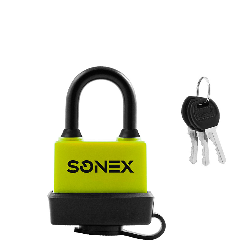 Замок навесной всепогодный SONEX ЗНВ цвет Шартрез Нора-М