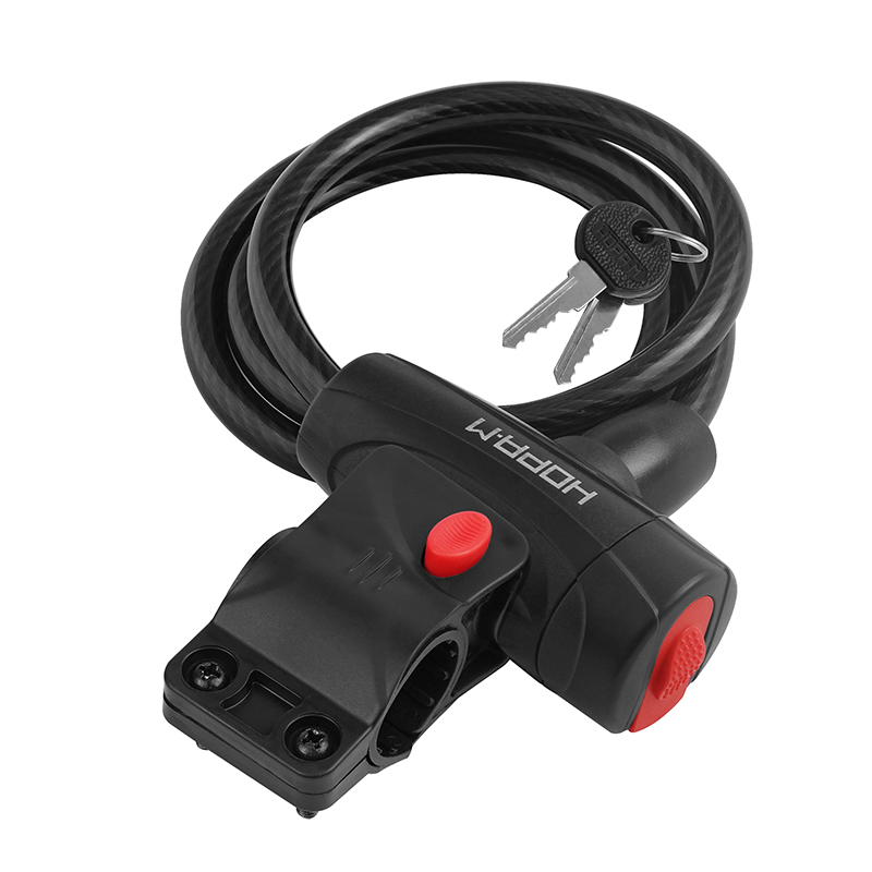 Велосипедный замок №23 с креплением на раму цвет Черный Нора-М