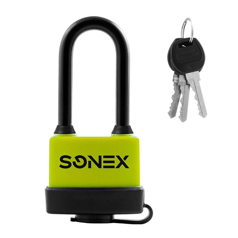 Замок навесной всепогодный SONEX ЗНВ цвет Шартрез Нора-М